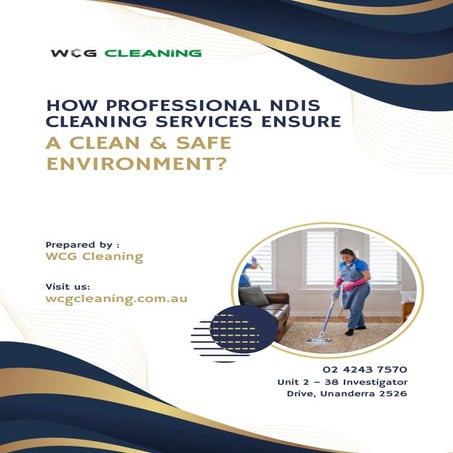 How Professional NDIS Cleaning Services Ensure a Clean & Safe ...