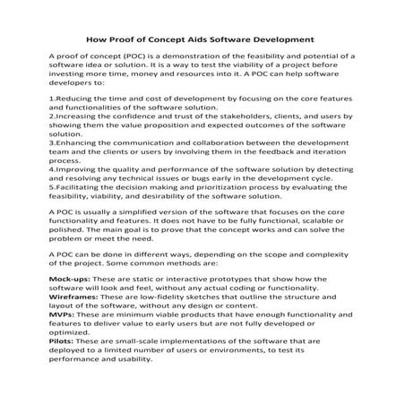 How Proof of Concept Aids Software Development.pdf