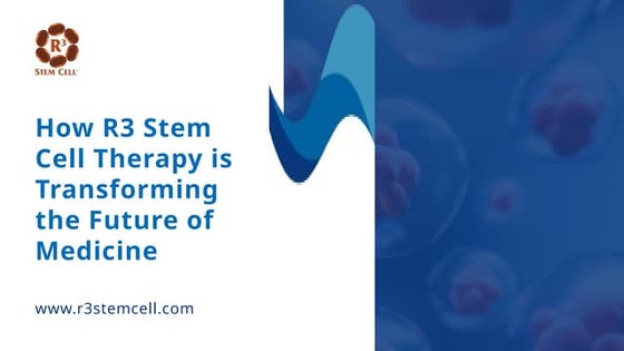 R3 Stem Cell Therapy A New Horizon for Treating Ocular Disorders (1 ...