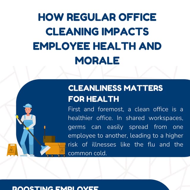 How Regular Office Cleaning Impacts Employee Health and Morale