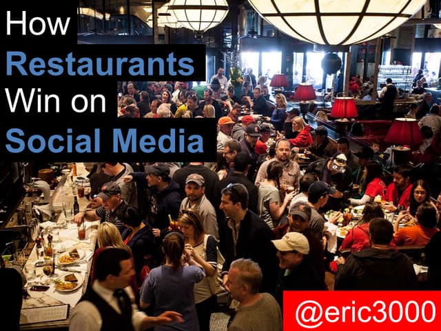 How restuarants win on social media