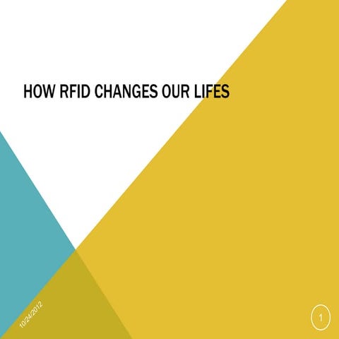 How rfid changes our lifes
