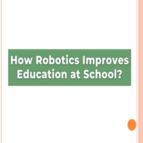 Artificial Intelligence Training for Kids - RoboGenius | PPTX