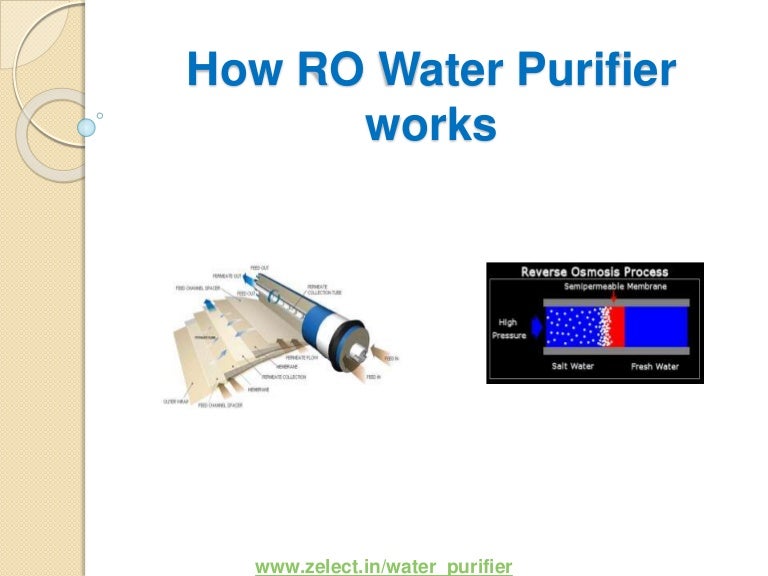 How RO Water Purifier works