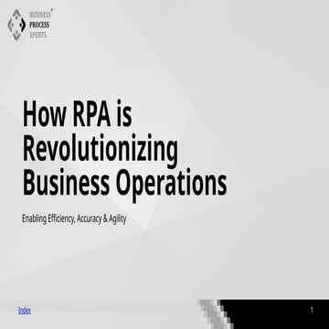 How RPA is Revolutionizing Business Operations: Automate. Accelerate. Achieve
