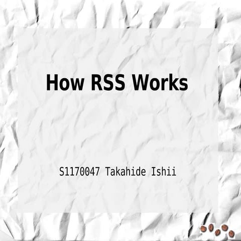 How Rss Works