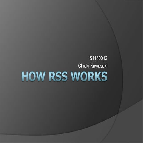 How rss works