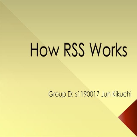 How RSS Works