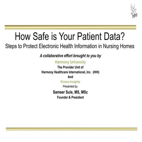 How Safe is Your Patient Data?