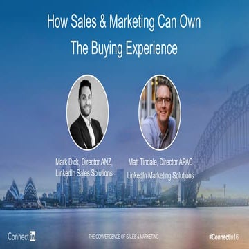 How Sales & Marketing Can Own  The Buying Experience