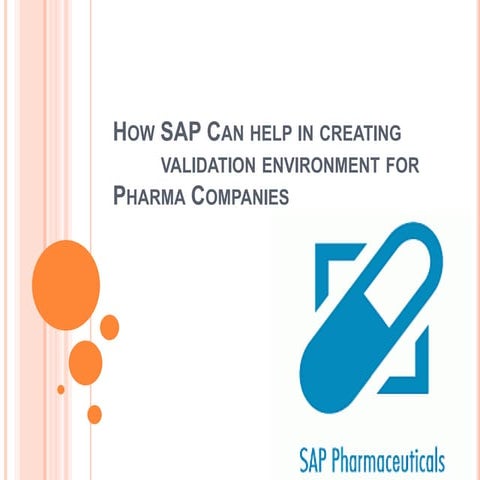 How sap can help pharmaceutical companies