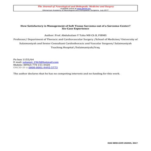 How satisfactory is management of sts