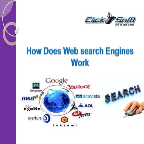 How search engine works | PPT