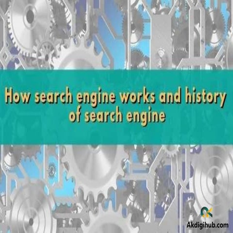 How search engine works and history of search engine | PPT