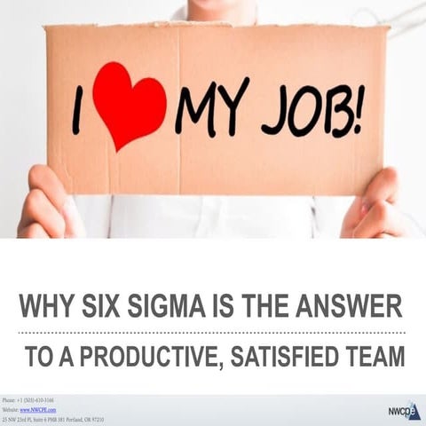 How six sigma solves the employee satisfaction problem 