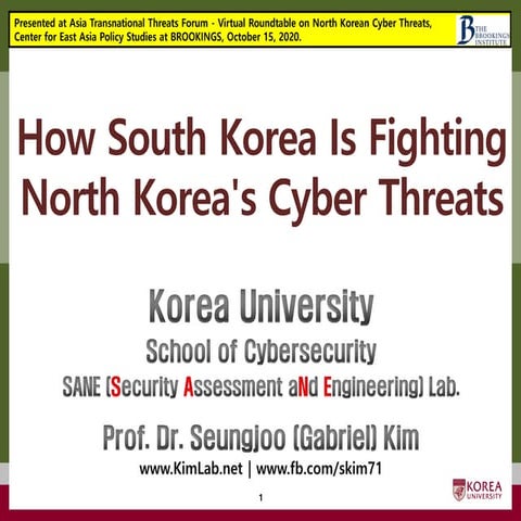 How South Korea Is Fighting North Korea's Cyber Threats