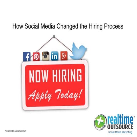 How Social Media Changed the Hiring Process | PPTX