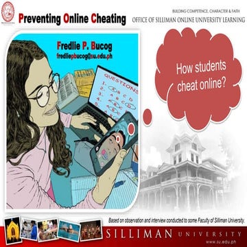 How students cheat online?