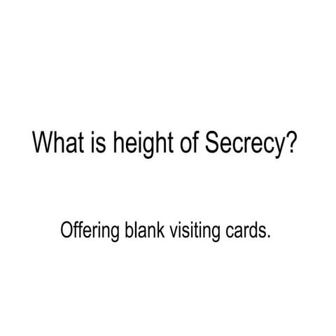 How stupid can we get notes