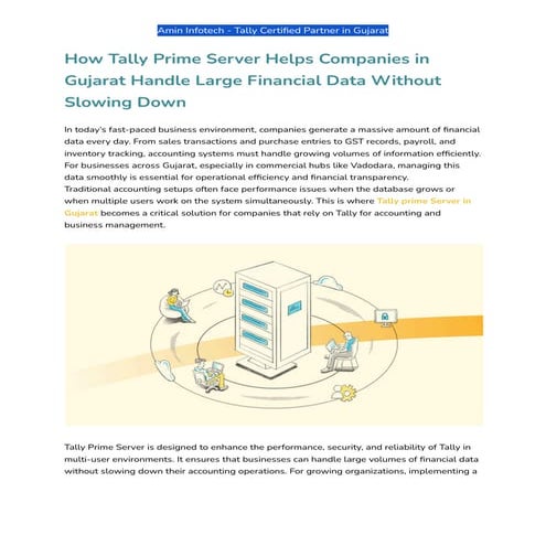 Tally Prime Server in Gujarat for Efficient Multi-User Business ...