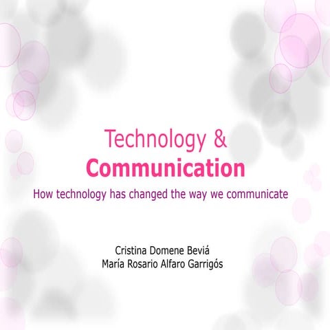 How technology has changed the way we communicate