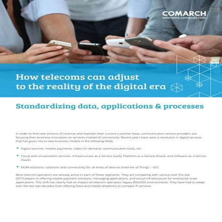 How Telecoms Can Adjust To The Reality Of The Digital Era