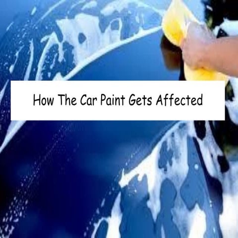 How The Car Paint Gets Affected | PPT