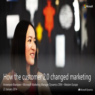How the customer 2.0 changed marketing