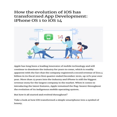 How the evolution of i os has transformed app development?