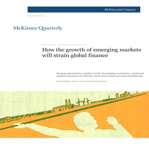 How The Growth Of Emerging Markets Will Strain Global Finance