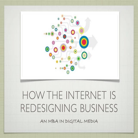 How the Internet is Redesigning Business by @JoeyShepp