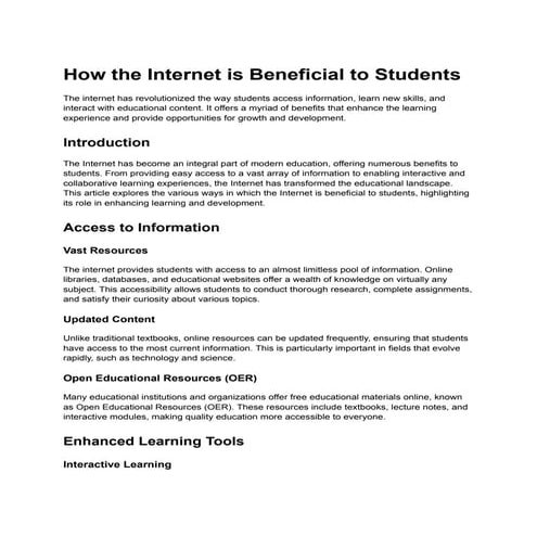 How the Internet is Beneficial to Students.pdf
