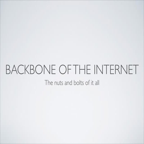 How the Internet Works