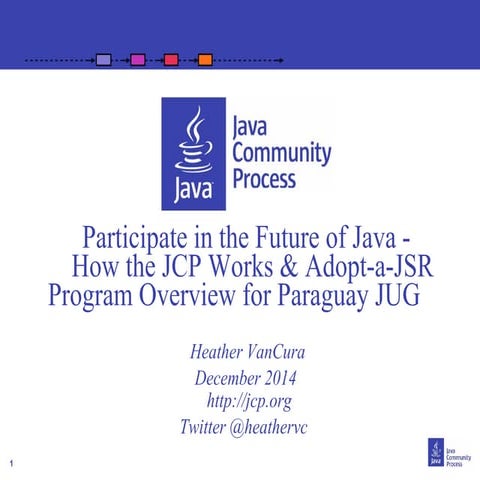 How the JCP Works & Adopt-a-Program Update for Paraguay JUG