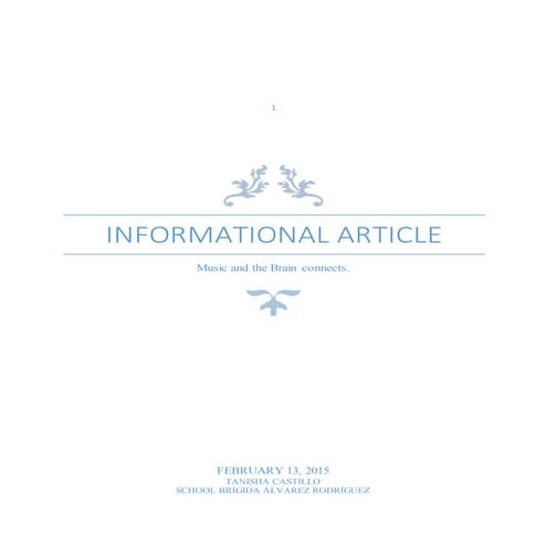 How the music affects the brain