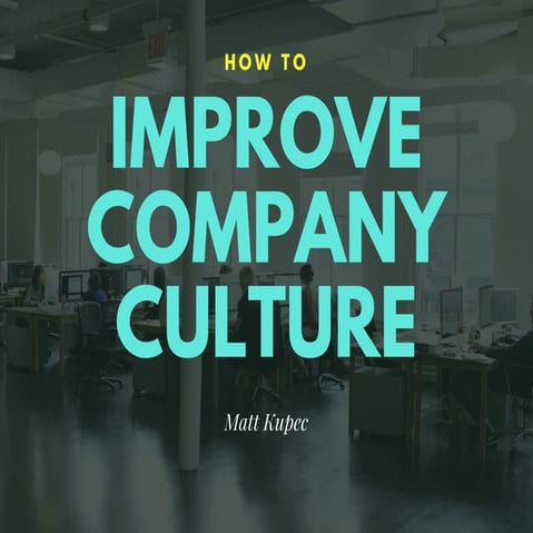 How to Improve Company Culture