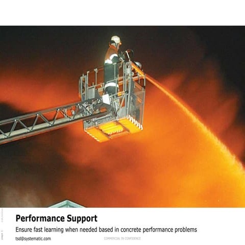 How to   performance support