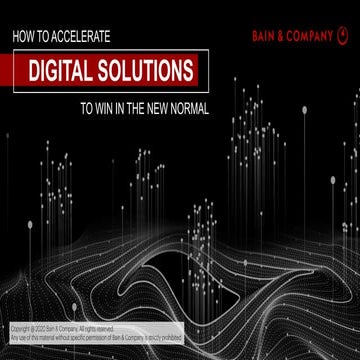 How to accelerate digital solutions