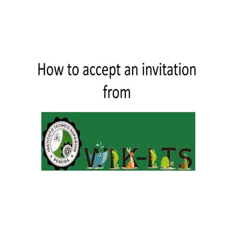 How to accept an invitation