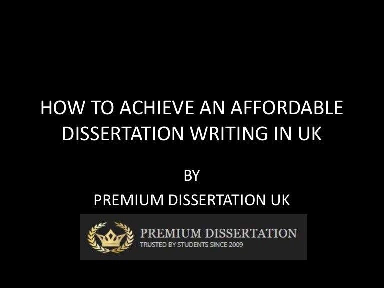 Affordable dissertation writing