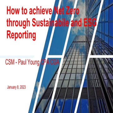 How to achieve Net Zero through Sustainabile and ESG Reporting.pptx