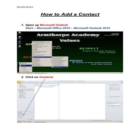 How to add a contact | DOCX