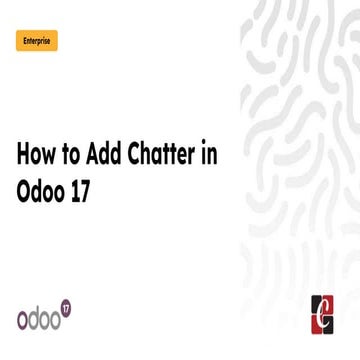 How to Add Chatter in the odoo 17 ERP Module