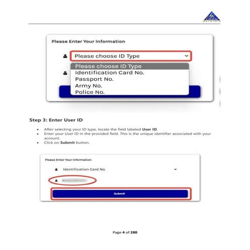 Access UBS LHDN - How to add intermediary