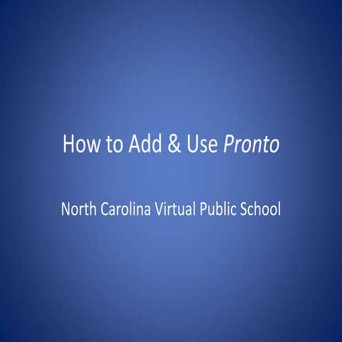 How to add_&_use_pronto[1]