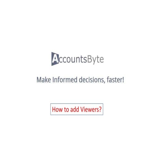 How to add viewers | PPTX