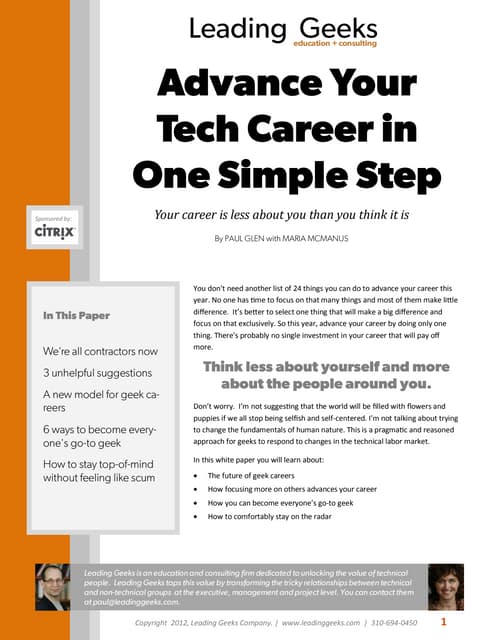 How to advance_your_it_career