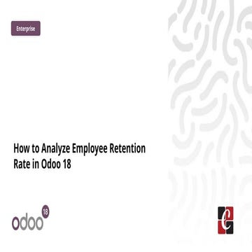 How to Analyze Employee Retention Rate in Odoo 18