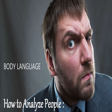How to analyze people