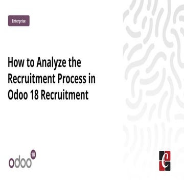 How to Analyze the Recruitment Process in Odoo 18 Recruitment